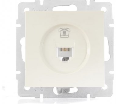 Фотография товара 'Lezard VESNA Розетка телефонная евро, 742-0388-137'