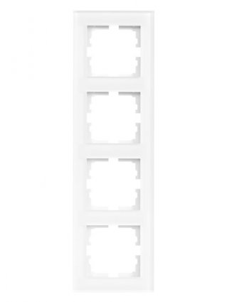 Фотография товара 'Lezard 742-5380-154 VESNA Рамка 4-ая вертикальная б/вст'