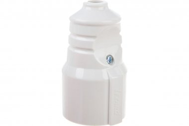 Фотография товара 'Lezard 715-0701-607 Accessories Розетка штепсельная с/з белая -красн'