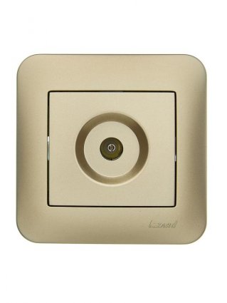 Фотография товара 'Lezard 7081-3636-130 ASTI Розетка ТВ оконечная'
