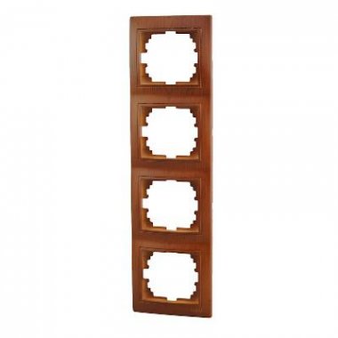 Фотография товара 'Lezard MIRA Рамка 4-ая вертикальная, 701-0801-154'