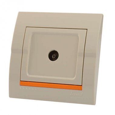 Фотография товара 'Lezard DERIY Розетка ТВ проходная, 702-0303-129'