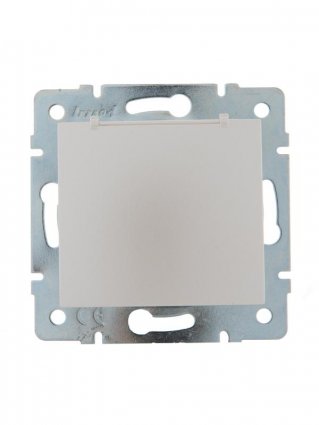 Фотография товара 'Lezard KARINA Розетка с заземлением с крышкой ПБТ, 707-3088-123B'