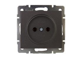 Фотография товара 'Lezard RAIN Розетка без заземления керамика, 703-4188-121'