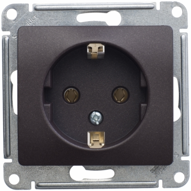 Фотография товара 'Lezard 704-7388-122BQC ZIMA Розетка с/з ПБТ'