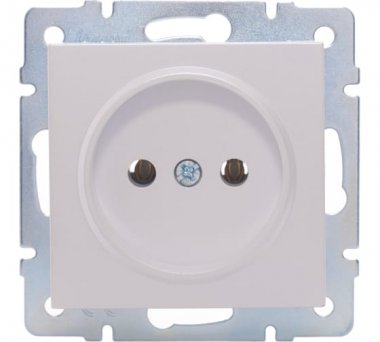 Фотография товара 'Lezard VESNA Розетка без заземления ПБТ, 742-3088-121B'