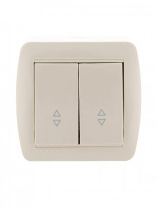 Фотография товара 'Lezard DEMET Выключатель проходной двойной, 711-0300-106'