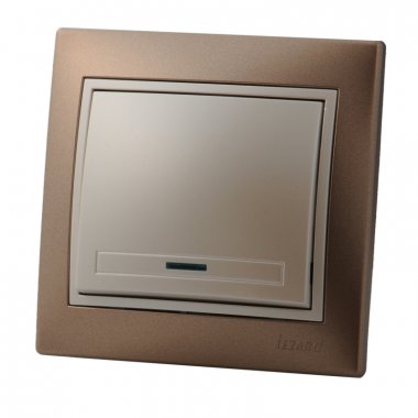 Фотография товара 'Lezard 701-3130-111 MIRA Выключатель с подсветкой'