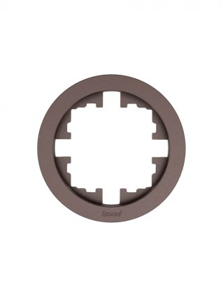 Фотография товара 'Lezard 744-7300-146 OSEN Рамка 1-ая б/вст шоколад круглая'