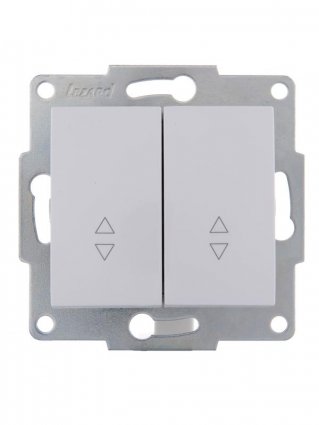 Фотография товара 'Lezard KARINA Выключатель проходной двойной, 707-0288-106'