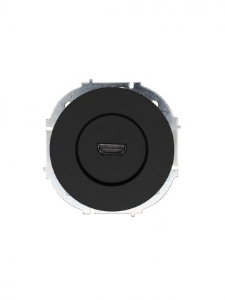 Фотография товара 'Lezard 743-4288-203 OSEN Розетка HDMI чёрный бархат'