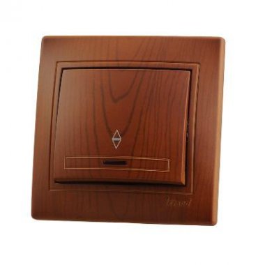 Фотография товара 'Lezard MIRA Выключатель проходной с подсветкой, 701-0801-114'