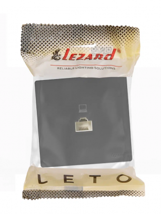 Фотография товара 'Lezard 752-4200-139 LETO Розетка компьютерная'