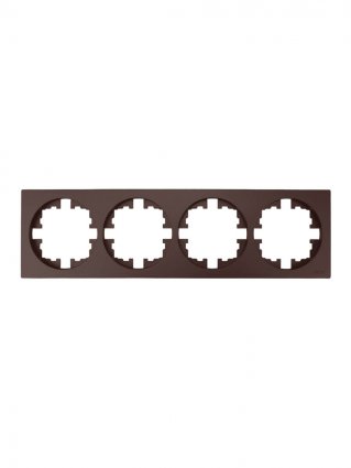 Фотография товара 'Lezard 743-7300-149 OSEN Рамка 4-ая б/вст шоколад'