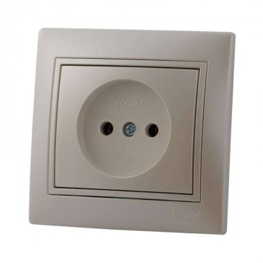 Фотография товара 'Lezard MIRA Розетка без заземления керамика, 701-3030-121'