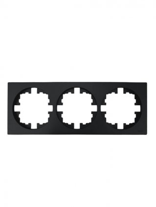 Фотография товара 'Lezard 743-4200-148 OSEN Рамка 3-ая б/вст чёрный бархат'