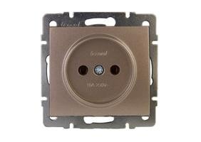 Фотография товара 'Lezard RAIN Розетка без заземления керамика, 703-3188-121'