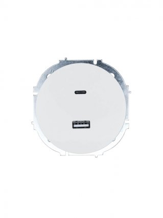 Фотография товара 'Lezard 743-0288-192TC OSEN Розетка TC+ USB разъем белая'