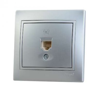 Фотография товара 'Lezard MIRA Розетка телефонная евро, 701-1010-137'