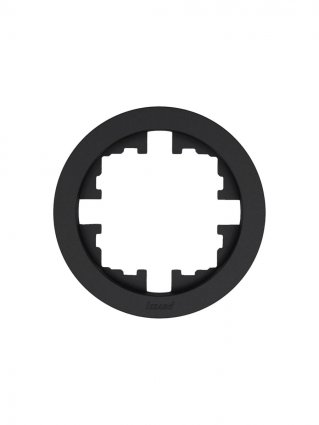 Фотография товара 'Lezard 744-4200-146 OSEN Рамка 1-ая б/вст чёрный бархат круглая'