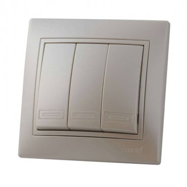 Фотография товара 'Lezard MIRA Выключатель тройной , 701-3030-109'