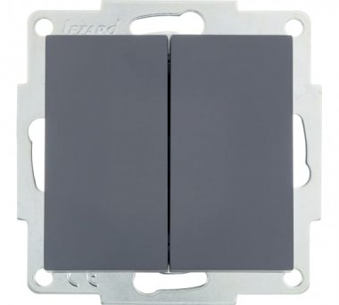 Фотография товара 'Lezard VESNA Выключатель двойной, 742-3488-101'