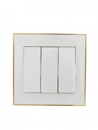 Фотография товара 'Lezard RAIN Выключатель тройной, 703-0226-109'