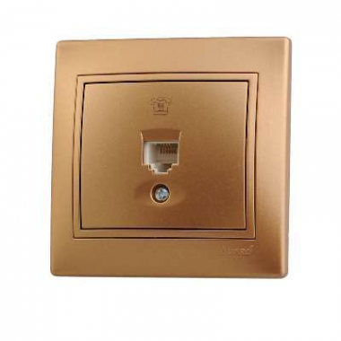 Фотография товара 'Lezard 704-3688-137 ZIMA Розетка телефонная евро'