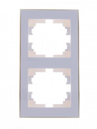 Фотография товара 'Lezard RAIN Рамка 2-ая вертикальная, 703-0226-152'