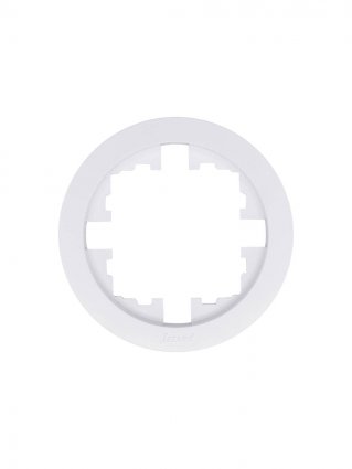Фотография товара 'Lezard 744-0200-146 OSEN Рамка 1-ая б/вст белая круглая'