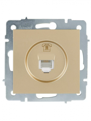 Фотография товара 'Lezard 7081-3636-137 ASTI Розетка телефонная евро'