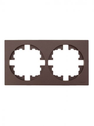 Фотография товара 'Lezard 743-7300-147 OSEN Рамка 2-ая б/вст шоколад'