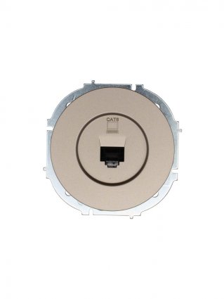 Фотография товара 'Lezard 743-3788-140 OSEN Розетка компьютерная титан'