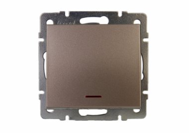 Фотография товара 'Lezard 703-3188-104 RAIN Кнопка двер. авт. цв. бронза матовый'