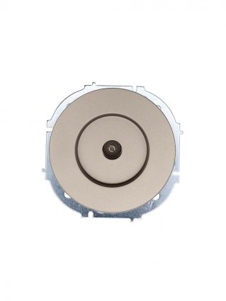 Фотография товара 'Lezard 743-3788-129 OSEN Розетка ТВ проходная титан'