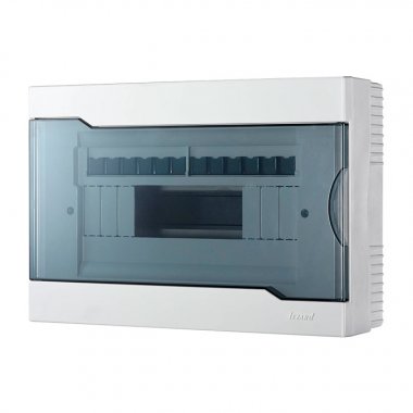 Фотография товара 'Lezard 730-2000-012 NEW Бокс с прозрачной крышкой ЩРН-П-12 для наружной уст.12-и модульных устройств'