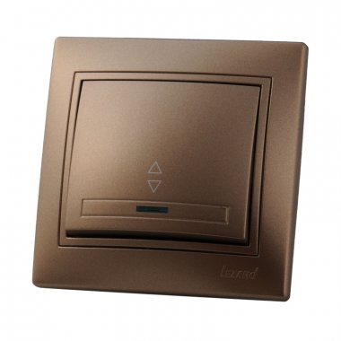 Фотография товара 'Lezard 701-3131-114 MIRA Выключатель проходной с подсветкой'