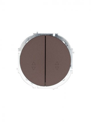 Фотография товара 'Lezard 743-7388-106 OSEN Выключатель проходной двойной шоколад'