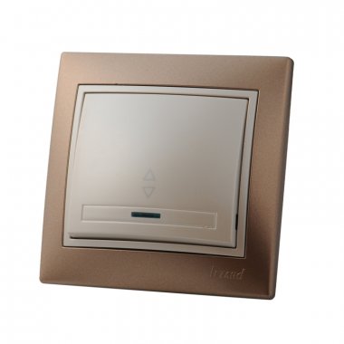 Фотография товара 'Lezard 701-3130-114 MIRA Выключатель проходной с подсв'