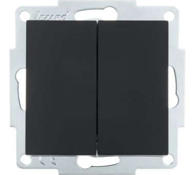 Фотография товара 'Lezard VESNA Выключатель двойной, 742-4288-101'