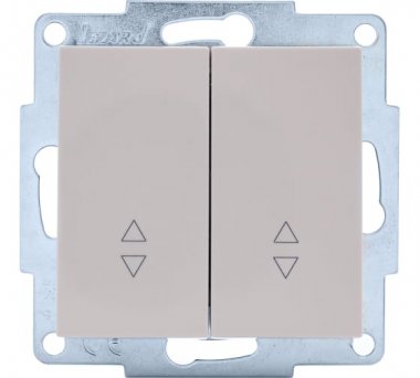 Фотография товара 'Lezard VESNA Выключатель проходной двойной, 742-0388-106'