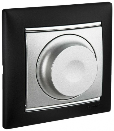 Фотография товара 'Lezard 702-2930-157 DERIY Диммер 1000 Вт темно-серый и жемчужно-белый металлик'