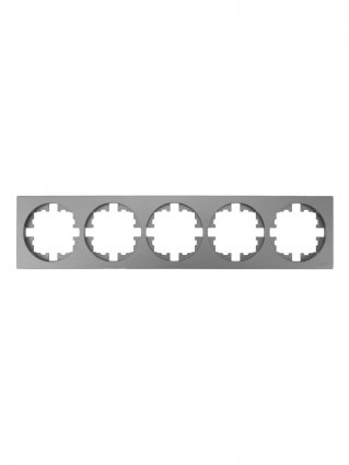 Фотография товара 'Lezard 743-7400-150 OSEN Рамка 5-ая б/вст серый матовый'