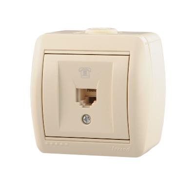 Фотография товара 'Lezard NATA Розетка телефонная евро, 710-0300-137'