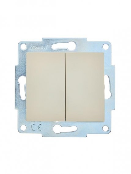 Фотография товара 'Lezard 7081-0388-101 ASTI Выключатель двойной'