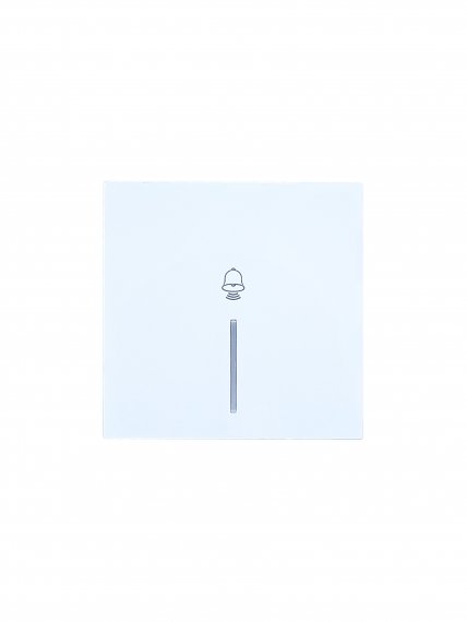 Фотография товара 'Lezard 704-0288-108QC ZIMA Кнопка звонка с подсветкой белый безвинтовой зажим/клемма'