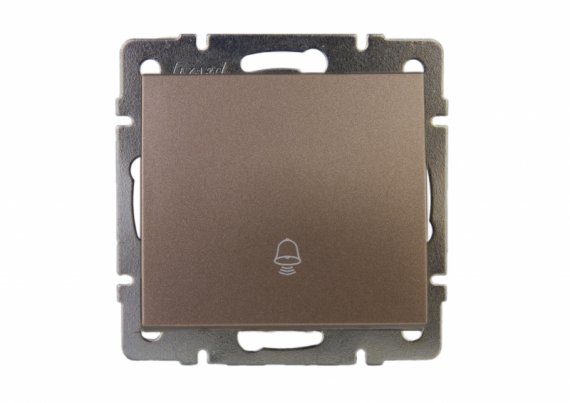 Фотография товара 'Lezard 703-3188-103 RAIN Кнопка звонка цв. бронза матовый'