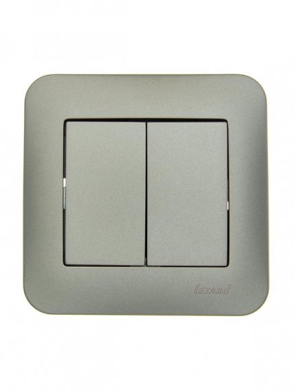 Фотография товара 'Lezard 7081-3535-101 ASTI Выключатель двойной'