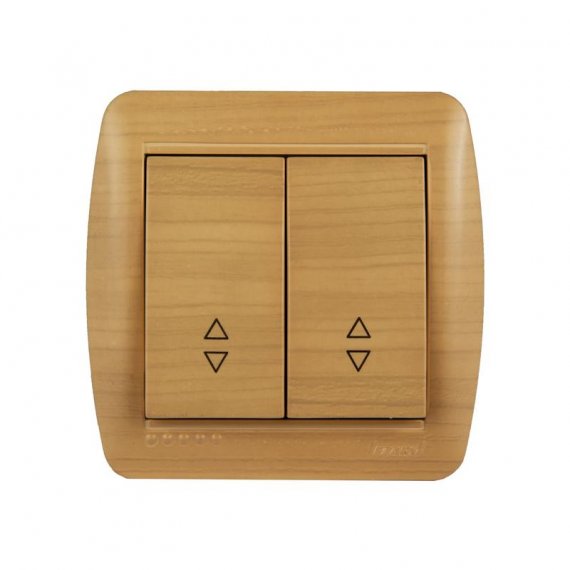 Фотография товара 'Lezard DEMET Выключатель проходной двойной, 711-4700-106'