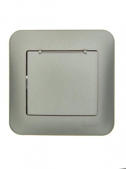 Фотография товара 'Lezard 7081-3535-123B ASTI Розетка с/з с крышкой ПБТ'